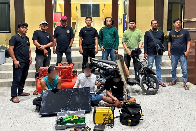 Aksi Bobol Gudang Gagal Total, Tim Macan Raya Bekuk Pelaku Satu per Satu