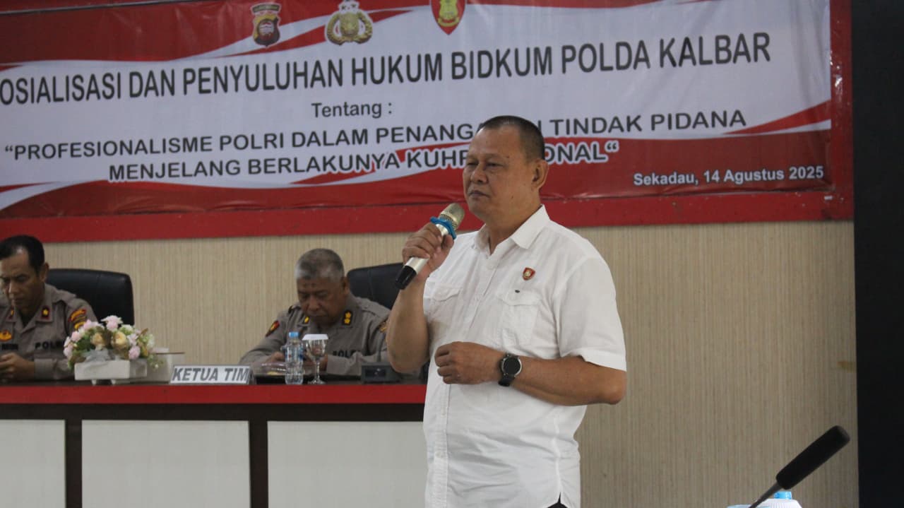 Bidkum Polda Kalbar Bekali Personel Polres Sekadau Materi Penyidikan dan Pembaruan KUHP