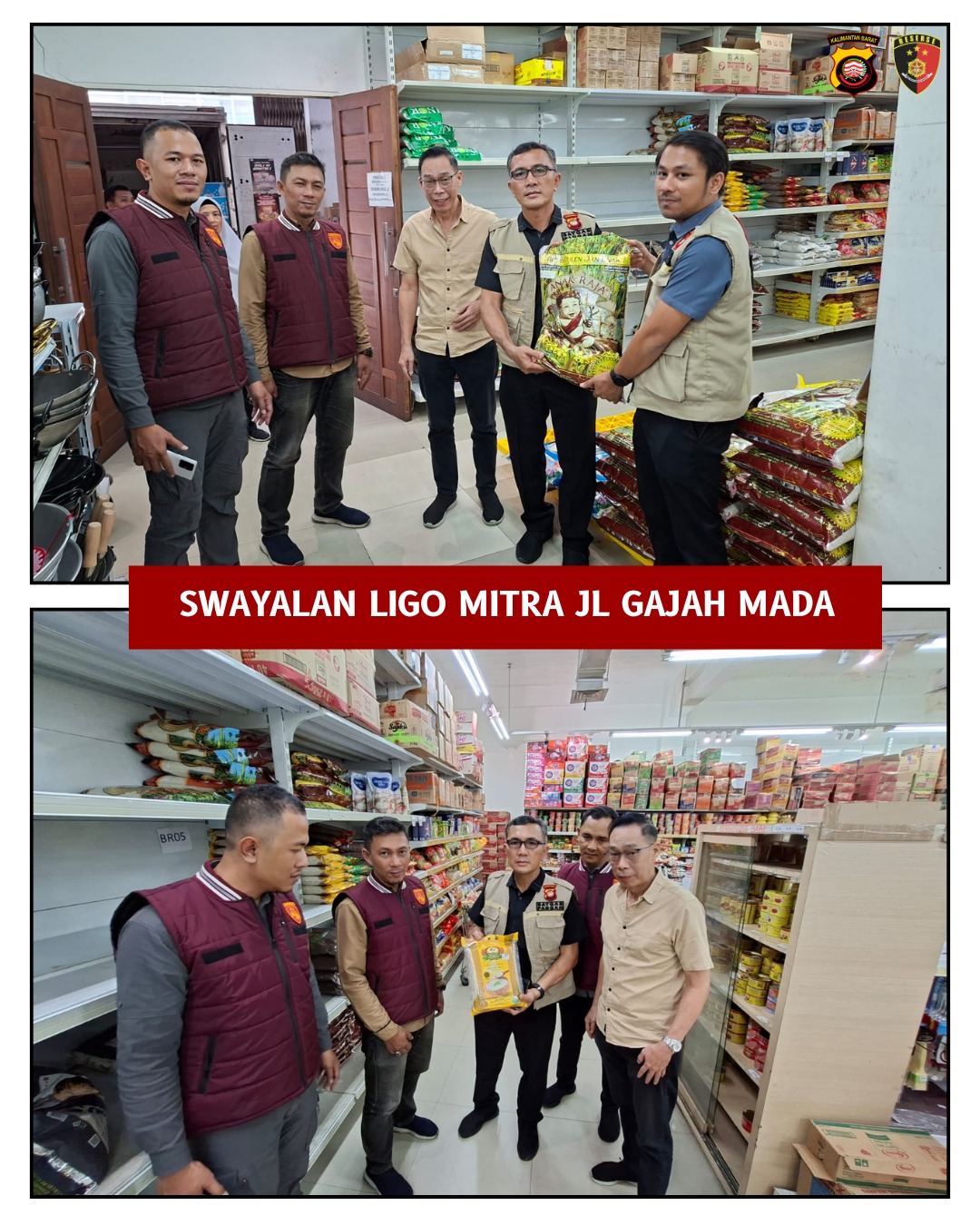 Satgas Pangan Polda Kalbar Cek Harga dan Stok Beras di Kota Pontianak
