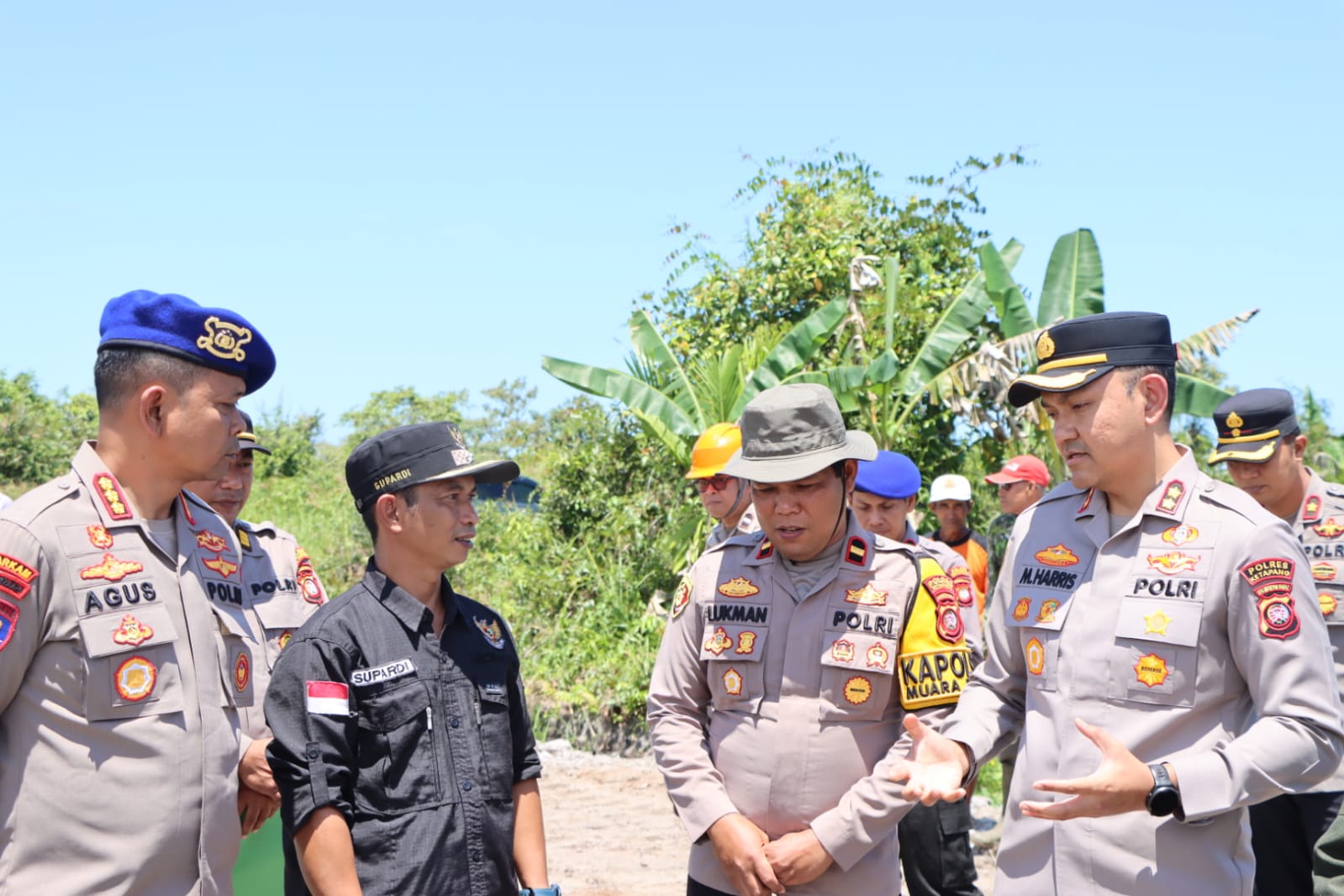 Tim Pamatwil Polda Kalbar Cek Kesiapan Lahan Untuk Penanaman Jagung Di Kabupaten Ketapang Ketapang